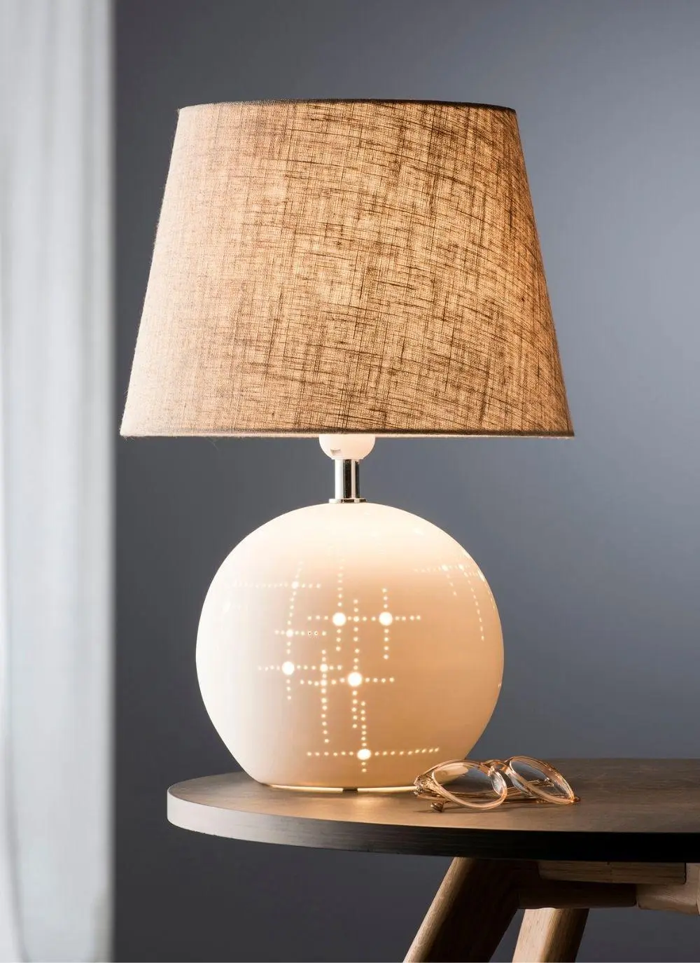 Belleek Orbit Luminaire Lamp & Shade IRL:UK:EUROPE